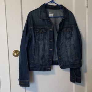 Dark wash jean jacket
